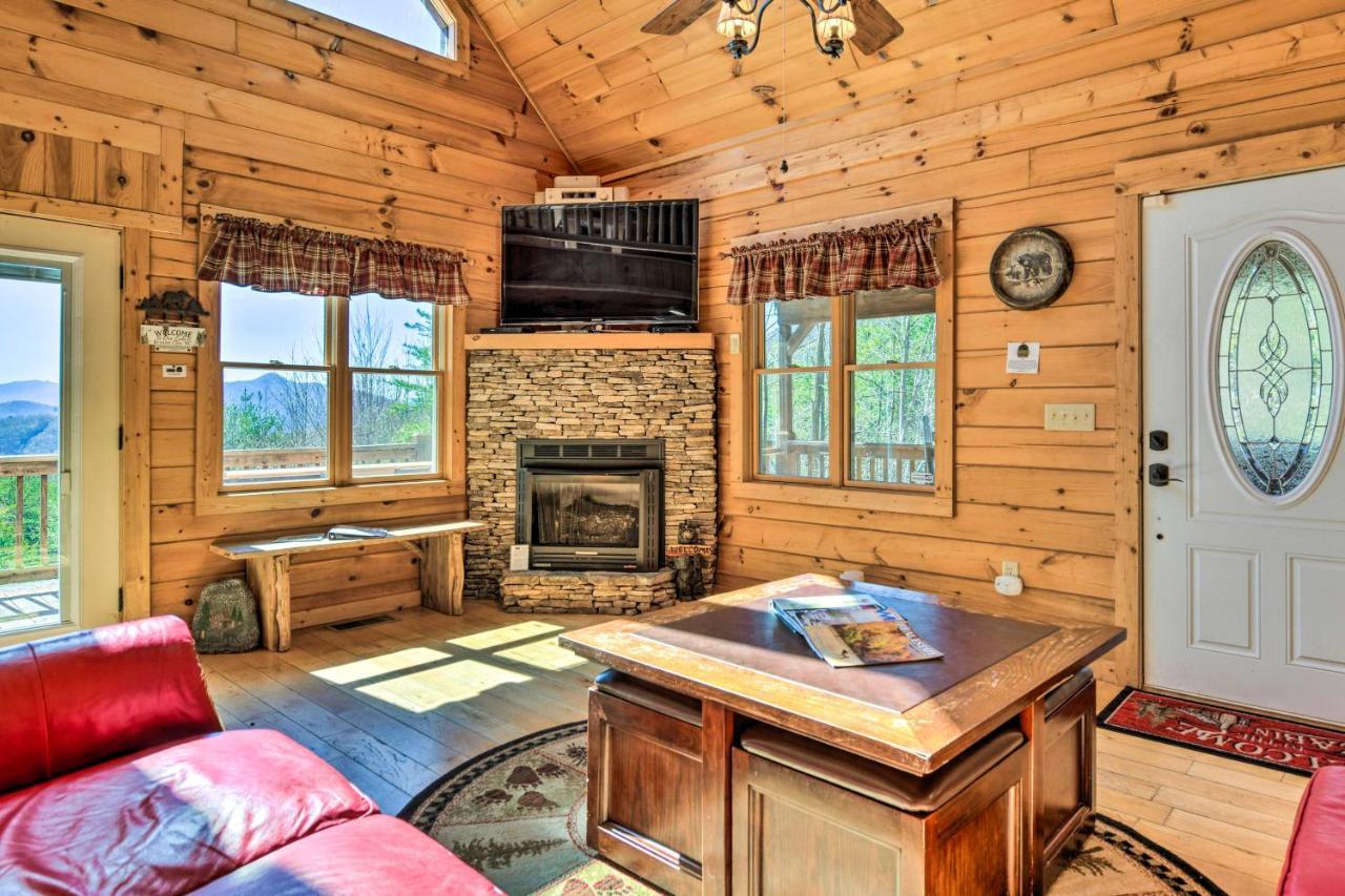 Bryson City Cabin Rental With Views And Hot Tub Exterior foto