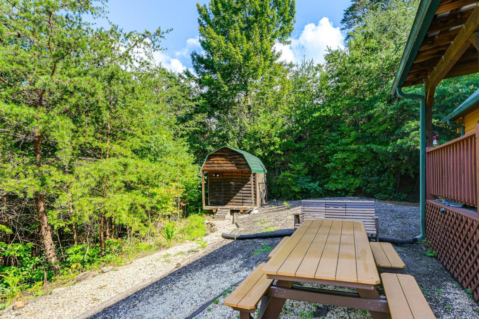 Bryson City Cabin Rental With Views And Hot Tub Exterior foto